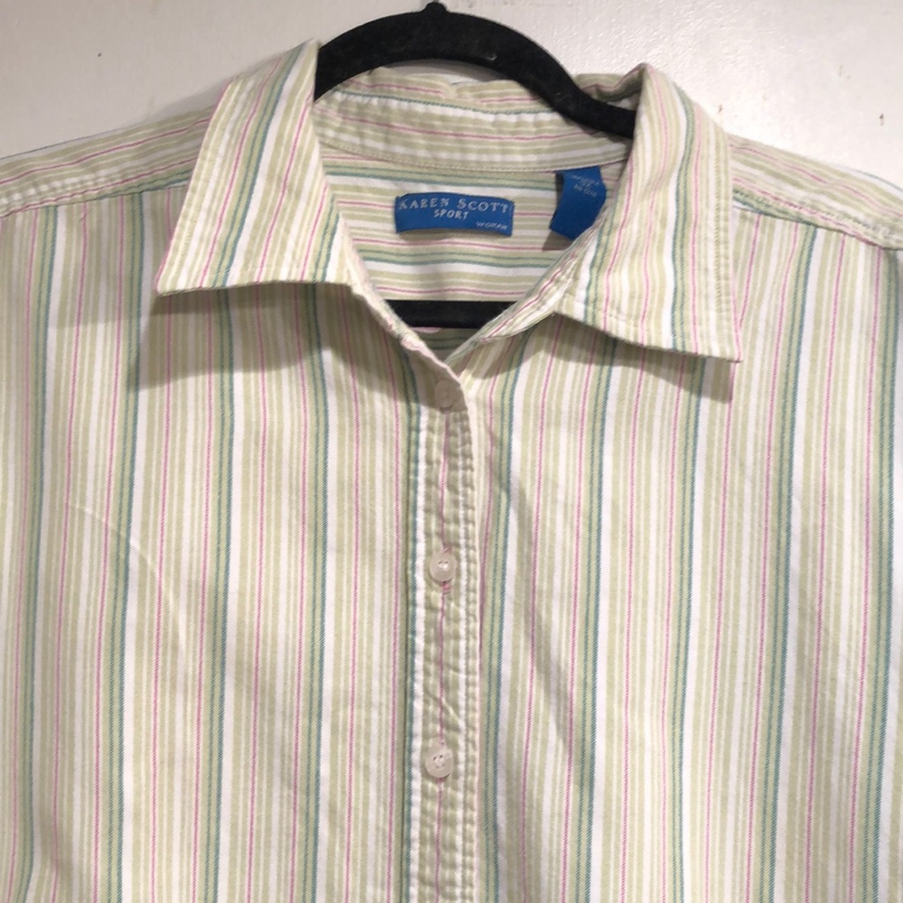 Karen Scott Shirt.  Size 3X - Picture 5 of 15
